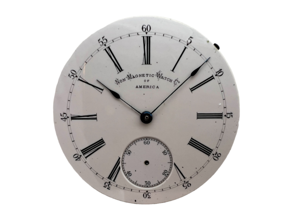 Non-Magnetic Watch Co. of America Taschenuhrwerk - Für Restauration/Ersatzteillager