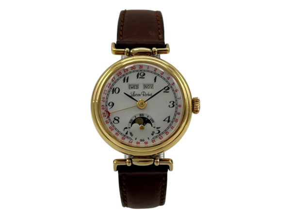 Lucien Rochat Handaufzug Vollkalender & Mondphase Vintage