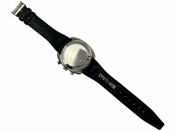 Ginsbo TV-Dial Reverse Panda Chronograph Valjoux 7734 Vintage Herrenuhr