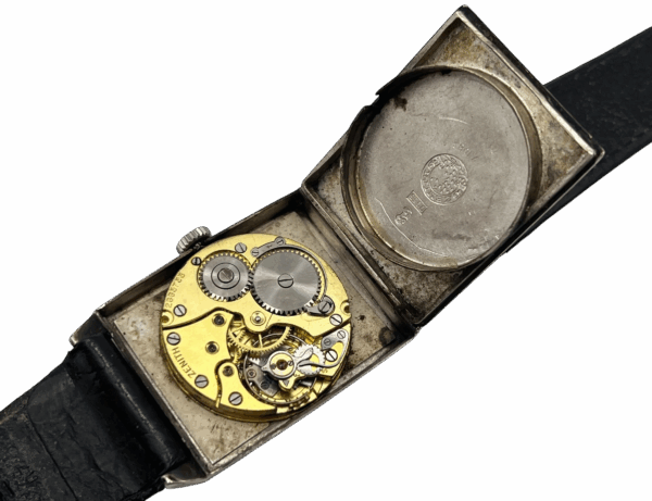 Zenith Hand-Wound Vintage Silver Tank